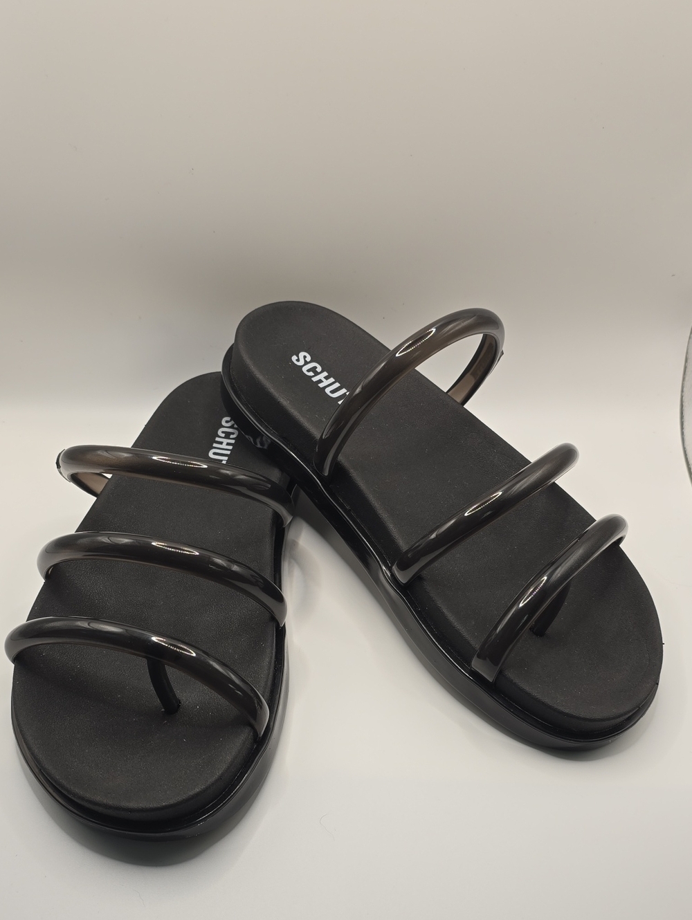 Schutz Polly Sporty Wedge Slude Sandals